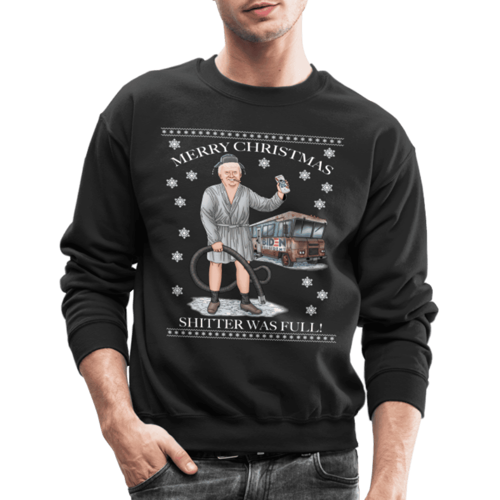 Shitter Full's Biden Camper Sweatshirt SPOD - black