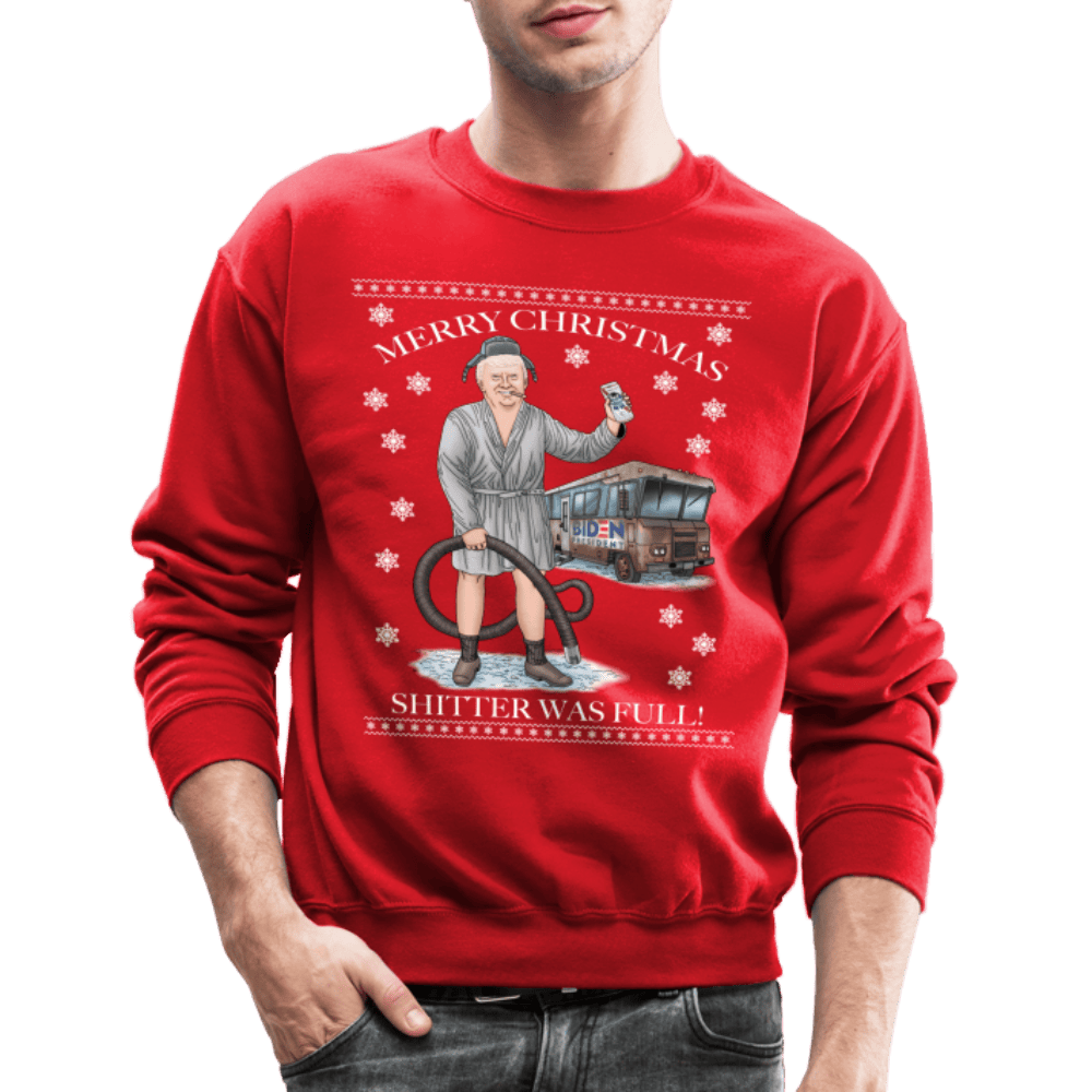 Shitter Full's Biden Camper Sweatshirt SPOD - red