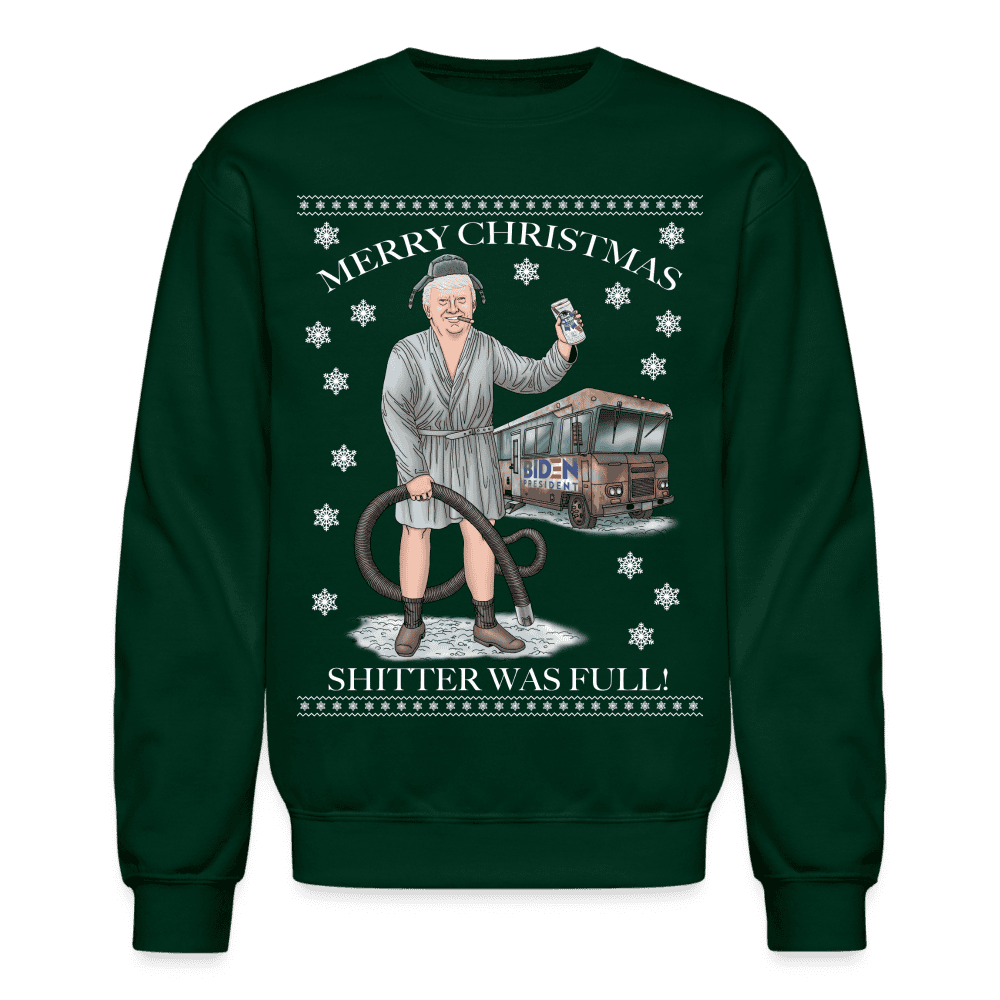 Shitter Full's Biden Camper Sweatshirt SPOD - forest green