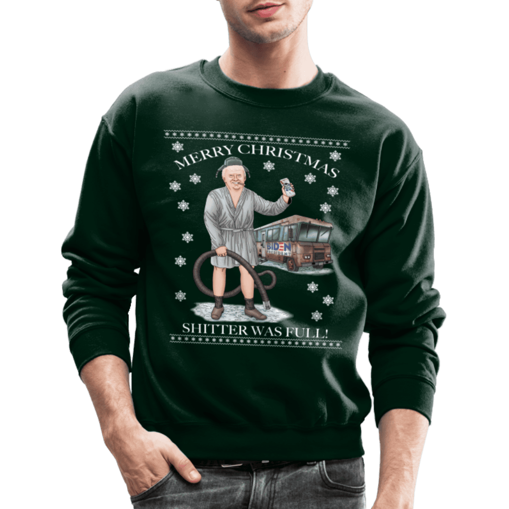 Shitter Full's Biden Camper Sweatshirt SPOD - forest green