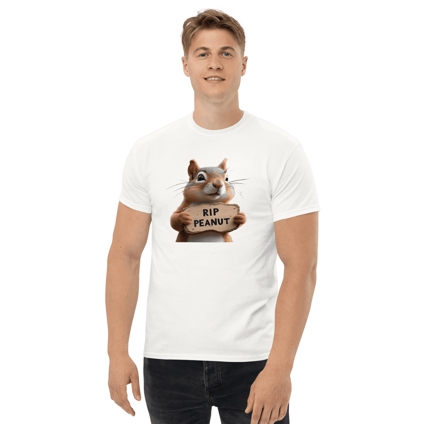 RIP Peanut Unisex Cotton T-Shirt