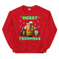Merry Trumpmas Taking out the Garbage Ugly Christmas Sweatshirt