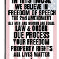 In this house we believe in the 2nd amendment Garden Flag, 12"X18" Conservative Patriotic Free Speech Yard Sign - LiberTee Shirts