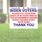 Anti Biden Pro 2nd Amendment 18"x12" Double-Sided Yard Sign - 2 PIECES - LiberTee Shirts