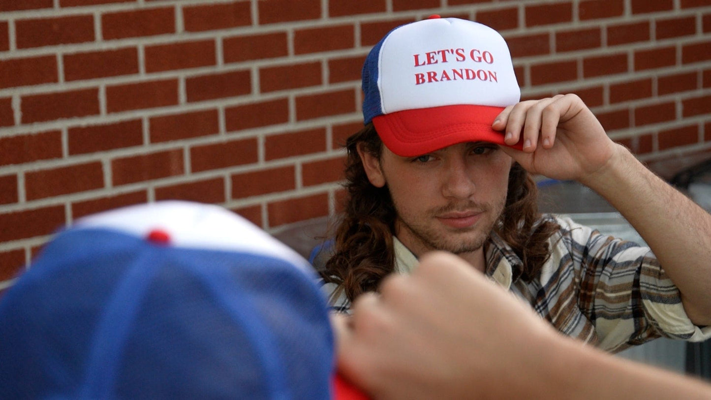Let’s Go Brandon USA Hat with Mullet Wig - LiberTee Shirts