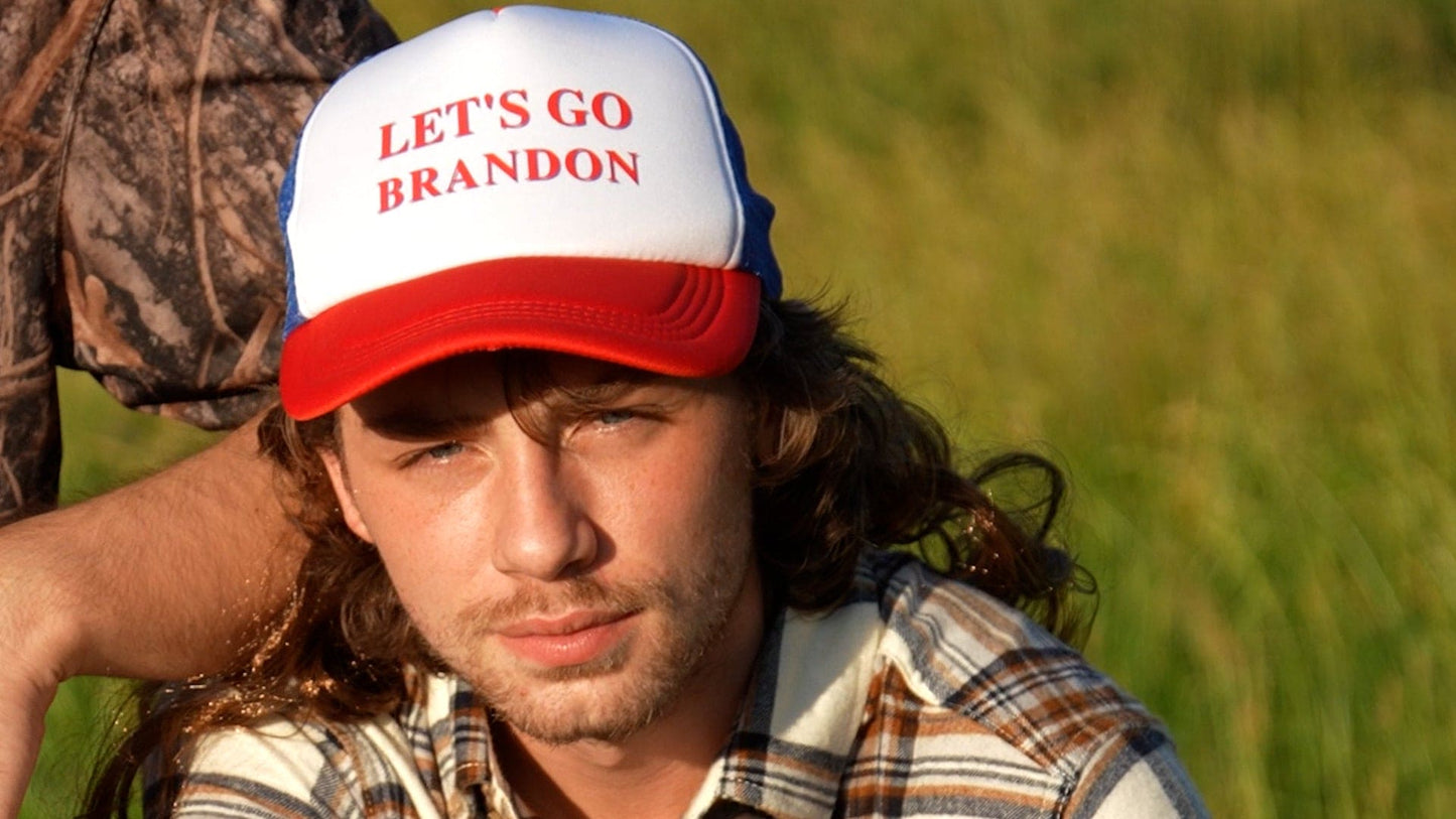 Let’s Go Brandon USA Hat with Mullet Wig - LiberTee Shirts