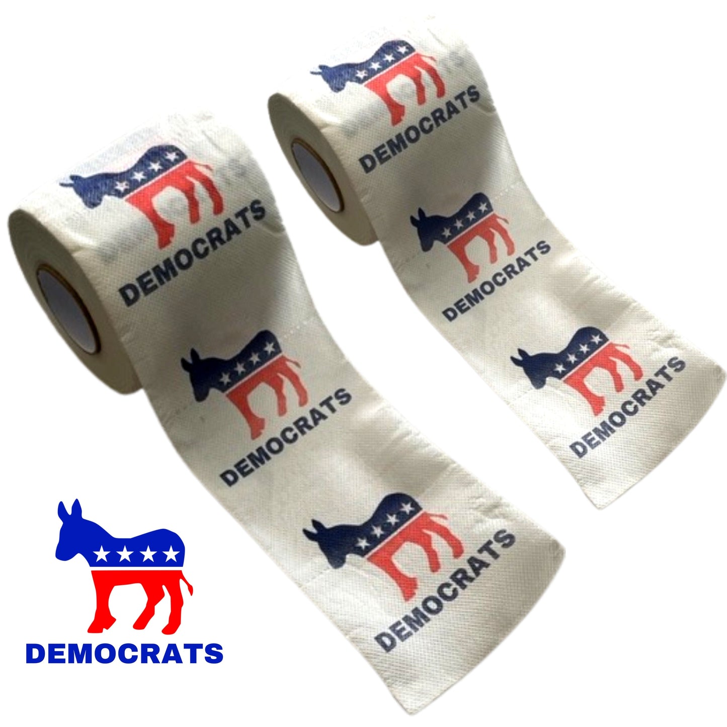 Democrat Party Toilet Paper Rolls | 2-Pack - LiberTee Shirts