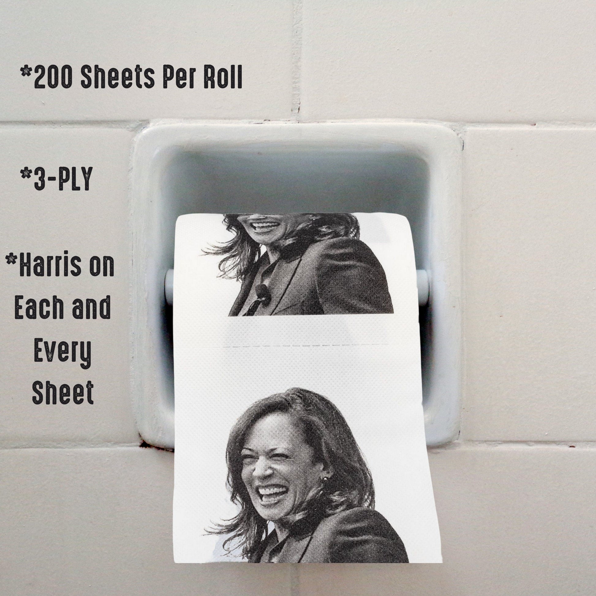 Kamala Harris Toilet Paper Rolls | 10-Pack - LiberTee Shirts