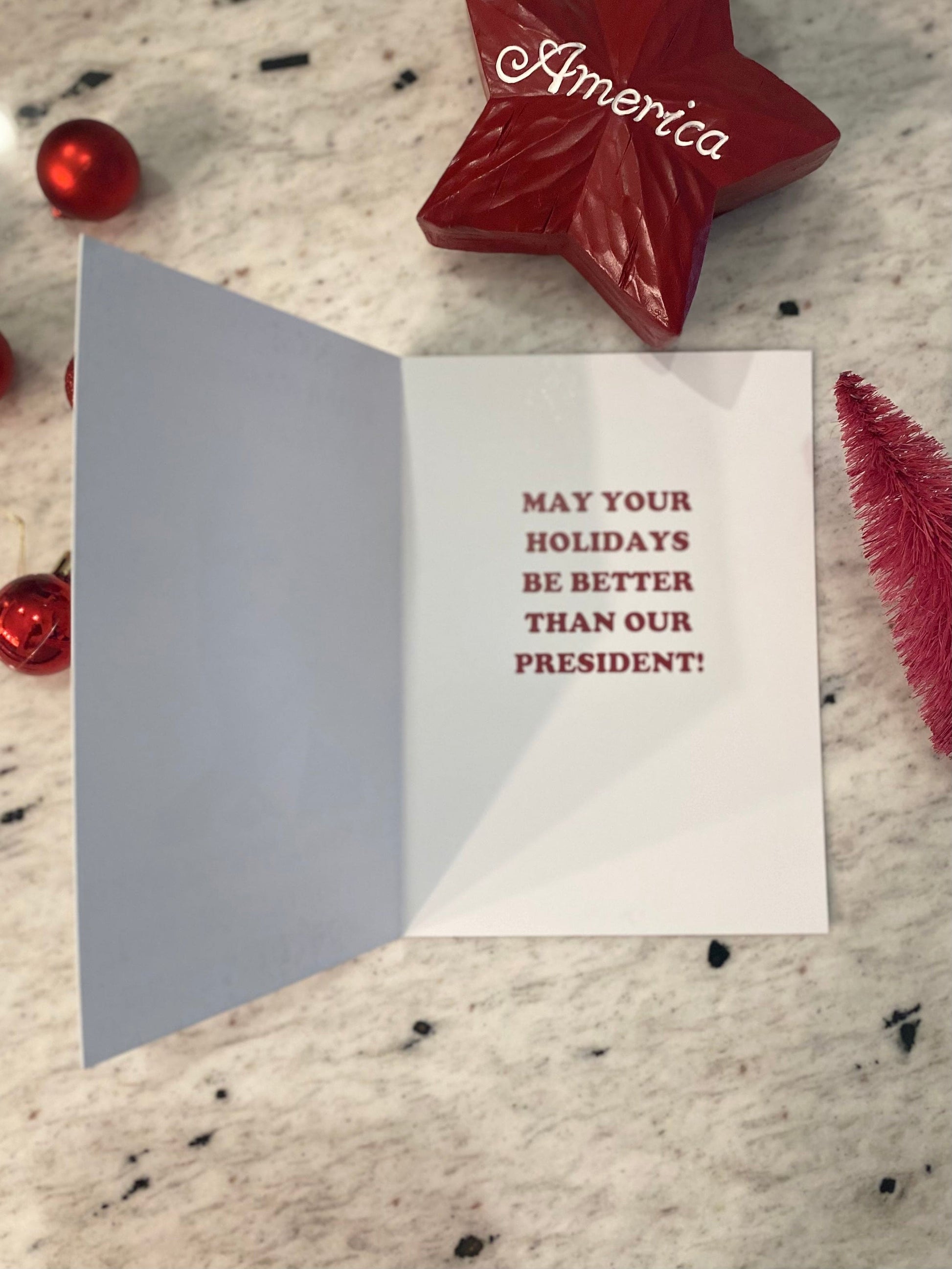 Let's Go Brandon Anti-Biden Christmas Card - LiberTee Shirts