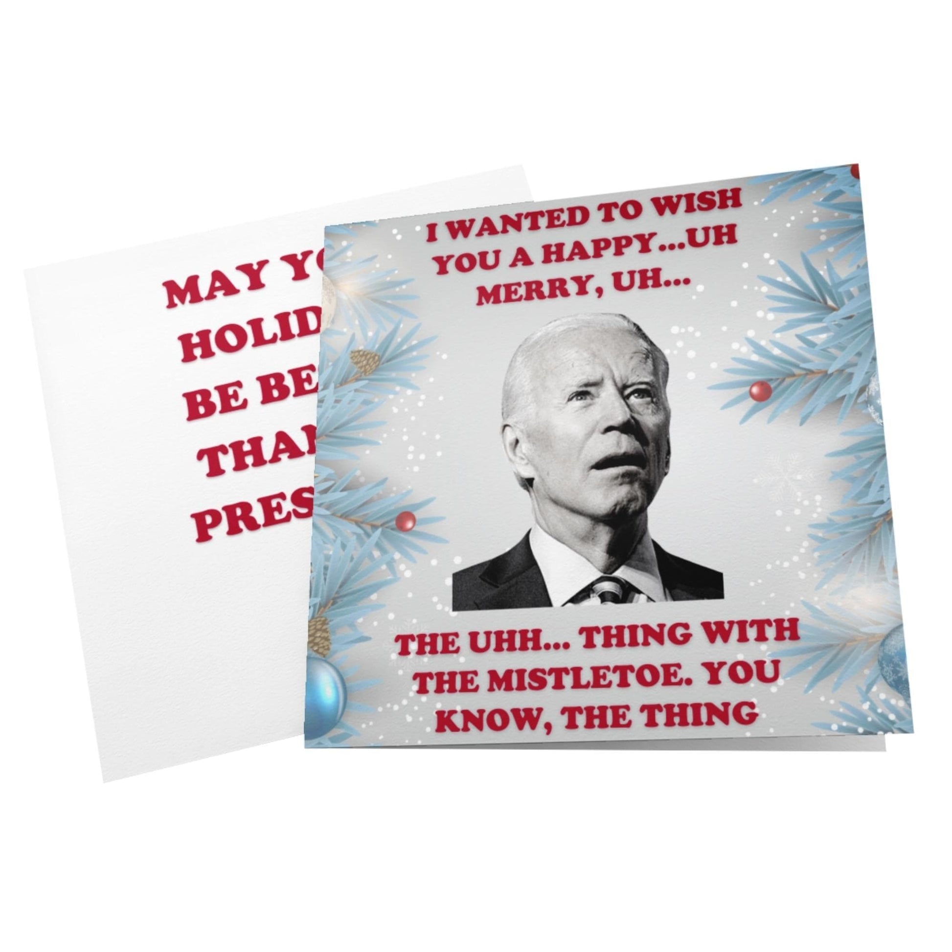 Let's Go Brandon Anti-Biden Christmas Card - LiberTee Shirts
