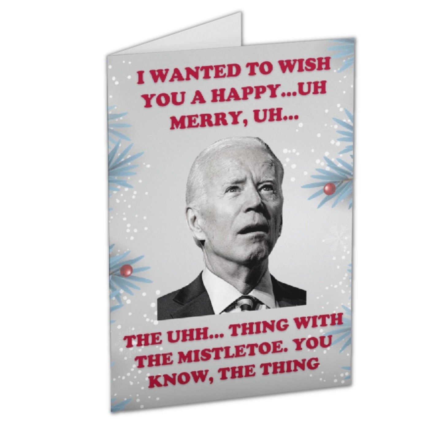 Let's Go Brandon Anti-Biden Christmas Card - LiberTee Shirts