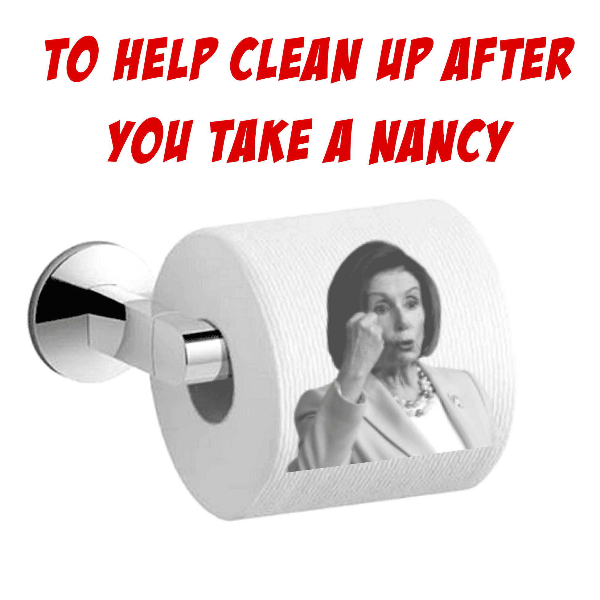 Crazy Nancy Pelosi Toilet Paper Rolls | 5-Pack - LiberTee Shirts