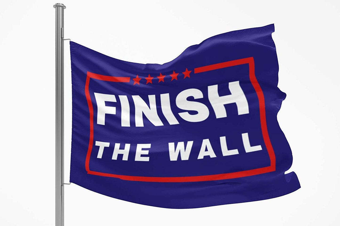 Finish the Wall 3x5 ft Flag with Grommets for Anti-Biden and Trump Supporters | Border Crisis F Biden Banner - LiberTee Shirts
