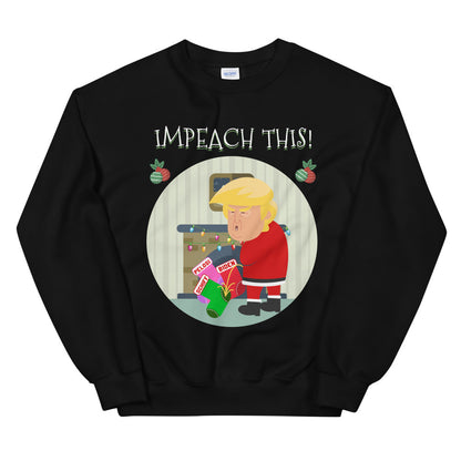 Funny Impeach This Donald Trump Ugly Christmas Sweater for Men and Women - LiberTee Shirts