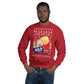 Funny Donald Trump Ugly Christmas Sweater Trump pissing on Biden - LiberTee Shirts