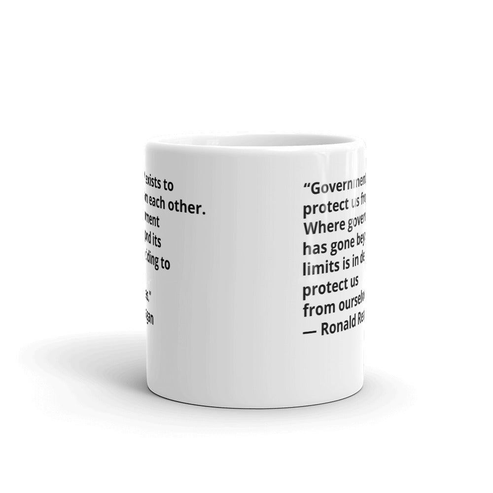 Reagan quote government protects