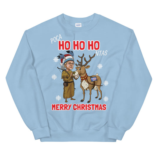 funny Elizabeth Warren Pocahontas Ugly Christmas Sweater 
