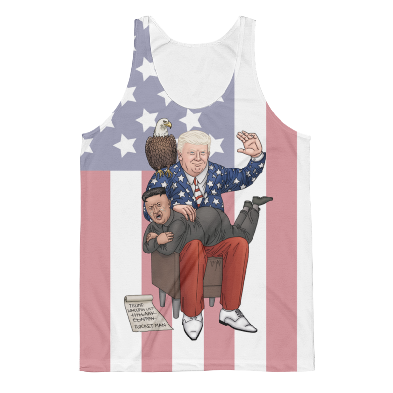 Kim Jong Un Spanking Tank - LiberTee Shirts