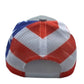 Donald Trump Ron Desantis 2024 Save America Trucker Hat with Flag Pattern Mesh Back | Unisex Patriotic Trump DeSantis '24 Cap with USA Flag - LiberTee Shirts