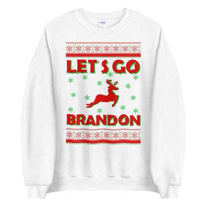 Let's Go Brandon Ugly Christmas Sweater - LiberTee Shirts