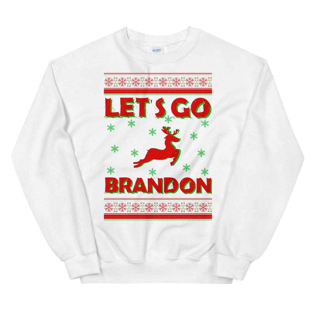 Let's Go Brandon Ugly Christmas Sweater - LiberTee Shirts