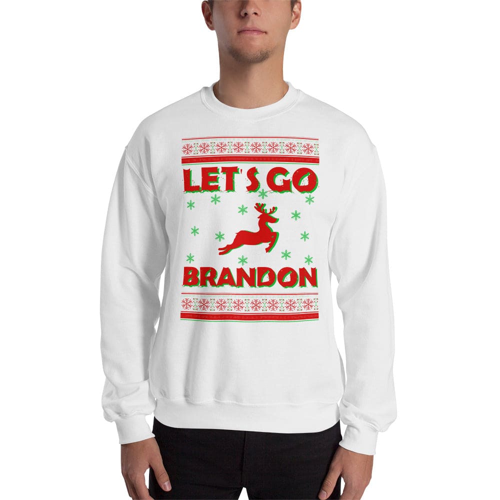 Let's Go Brandon Ugly Christmas Sweater - LiberTee Shirts