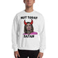 Not Today Satan - Pelosi Ugly Christmas Sweater - LiberTee Shirts